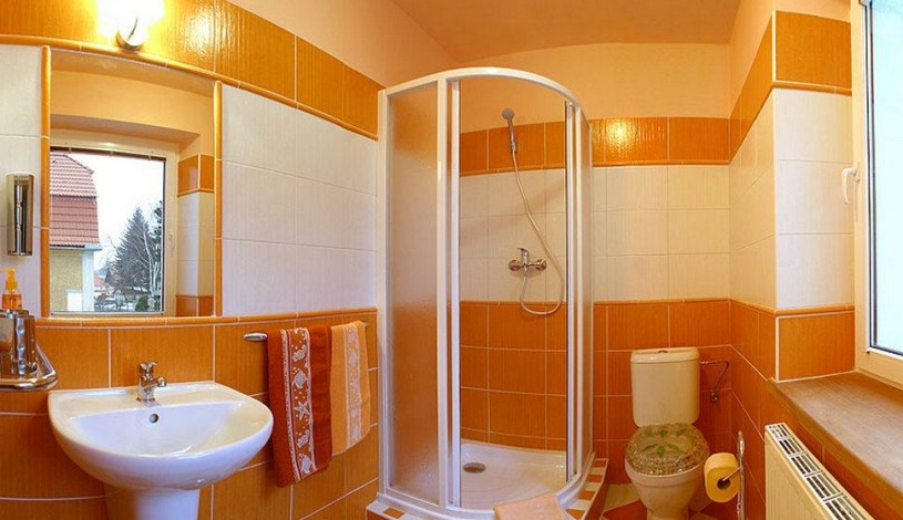 Penzion Sluneční dům Český Krumlov - Oranžový pokoj